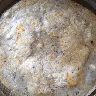 Make Black sesame salt cake step 4