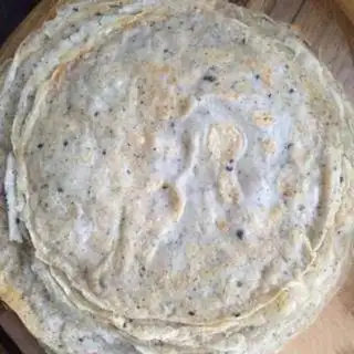 Make Black sesame salt cake step 5