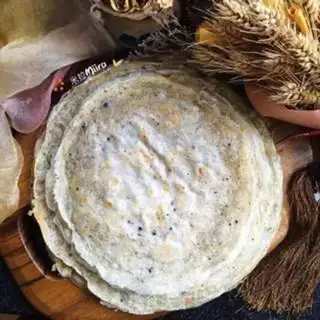 Make Black sesame salt cake step 6