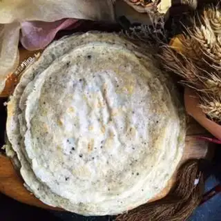 Make Black sesame salt cake step 7