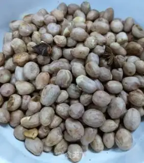 Make Pie-cooked peanut rice step 2