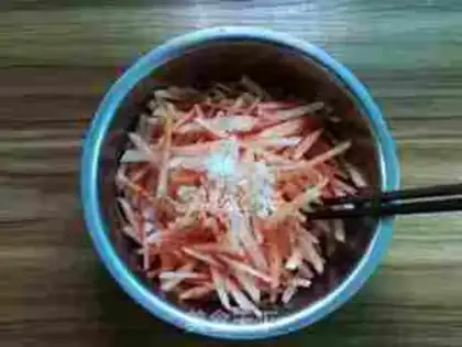 Make Sour radish step 4