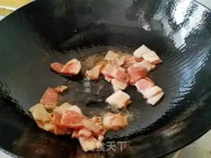 Make Onions, black-mucked meat step 3