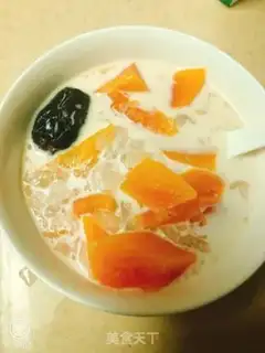 Make Milk papaya culinary clams step 4