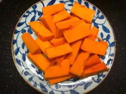 Make Pumpkin milk soup step 2
