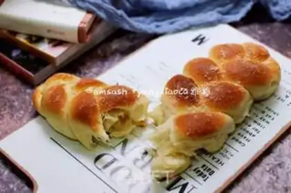 Make Light cream braid bread step 14