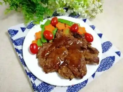 Make Black pepper steak step 16