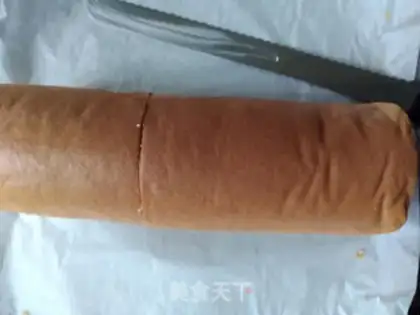 Make Christmas root cake step 12
