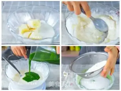 Make A spinach thick muffin tree step 1
