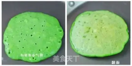 Make A spinach thick muffin tree step 3