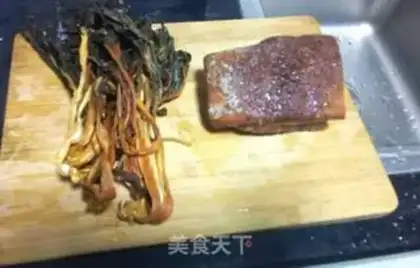 Make Dry and steamed meat step 0