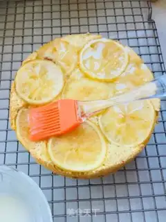 Make Lemon inverted cake step 12