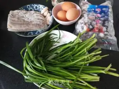 Make Cream-cream shrimp crawling with a pickle step 0