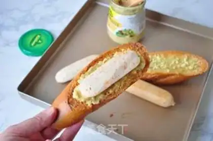 Make Garlic flying fish intestines step 7