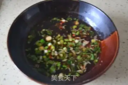 Make Sour soup colored dumplings step 9