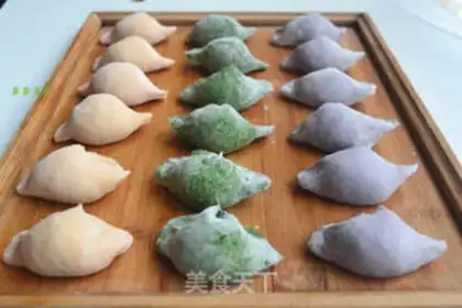 Make Colour dumplings step 8