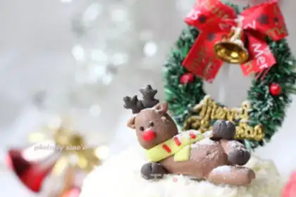 Make Santa cake step 21