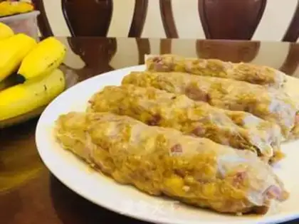 Make Spring rolls step 11