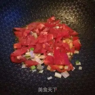Make Tomato egg noodles step 2