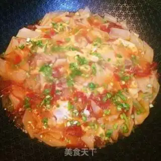 Make Tomato egg noodles step 6