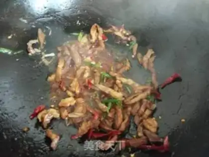 Make The lamb mushrooms and the chili step 3