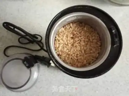 Make Porridge of rough rice step 0
