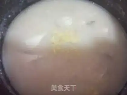 Make Porridge of rough rice step 5