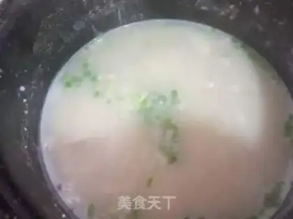Make Porridge of rough rice step 6