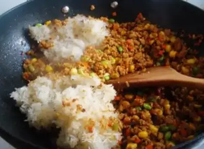 Make Pumpkin rice for sale step 7