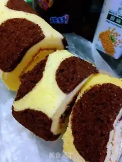 Make Cute cake roll step 11