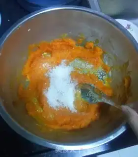 Make Double-coloured buns step 5