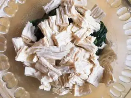Make Scrambled spinach step 2