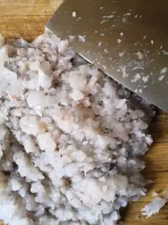 Make Three fresh dumplings step 6