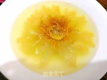 Make Lotus tea freeze step 1