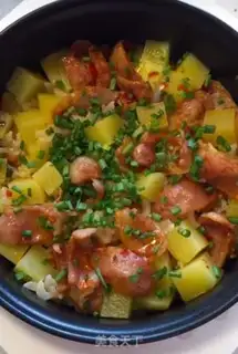 Make Spicy potato rice step 7