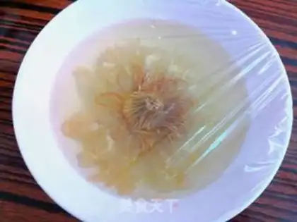 Make Lotus tea freeze step 3