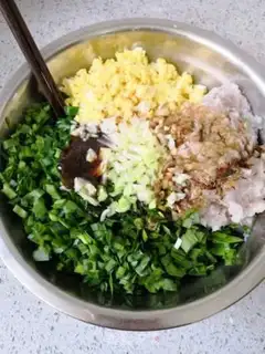 Make Three fresh dumplings step 8