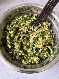 Make Three fresh dumplings step 9