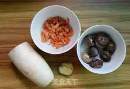 Make ♪ White radish mushrooms rolling shrimp rice ♪ step 0