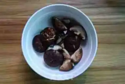 Make ♪ White radish mushrooms rolling shrimp rice ♪ step 2