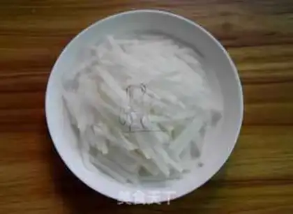 Make ♪ White radish mushrooms rolling shrimp rice ♪ step 4