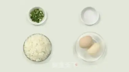 Make Egg fried rice step 0