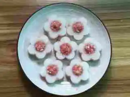 Make Radish shrimp ball step 4