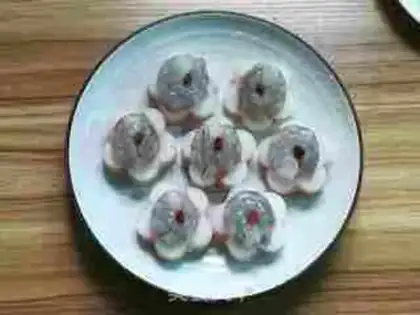 Make Radish shrimp ball step 5