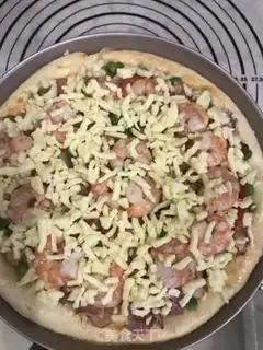 Make Shrimp bacon pizza step 9