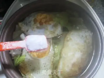 Make Duck egg and chord soup step 9