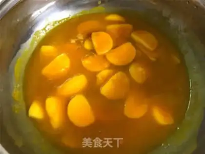 Make Red sugar pumpkin cake soup step 6