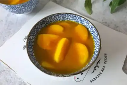Make Red sugar pumpkin cake soup step 7