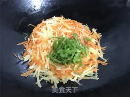Make Cream pepper carrots with potatoes step 5