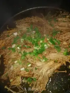 Make Spicy golden needle mushrooms step 8